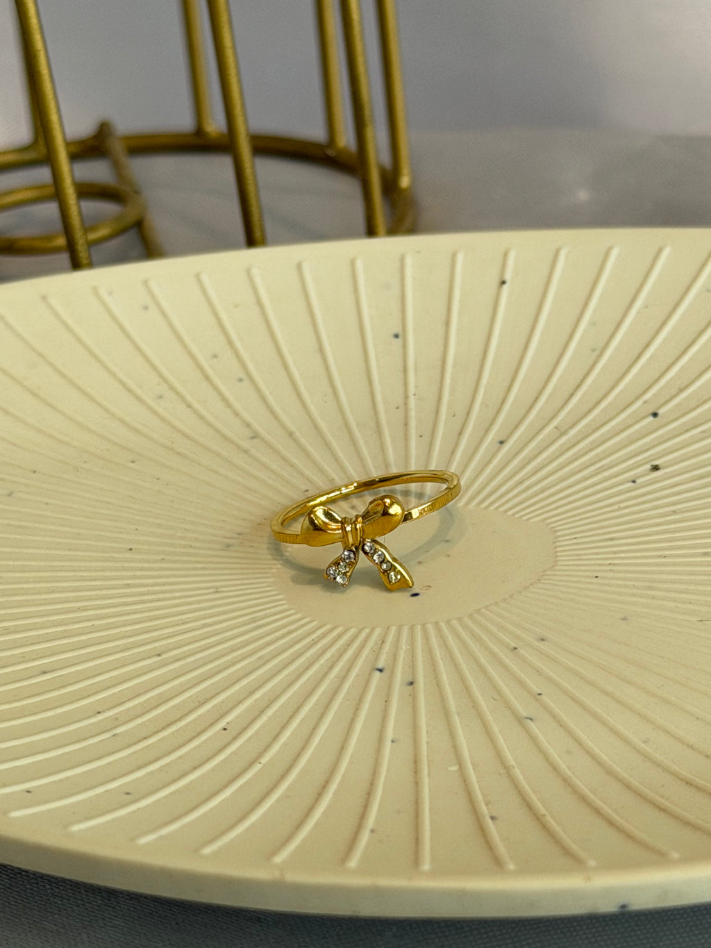 Crystal Bow Ring