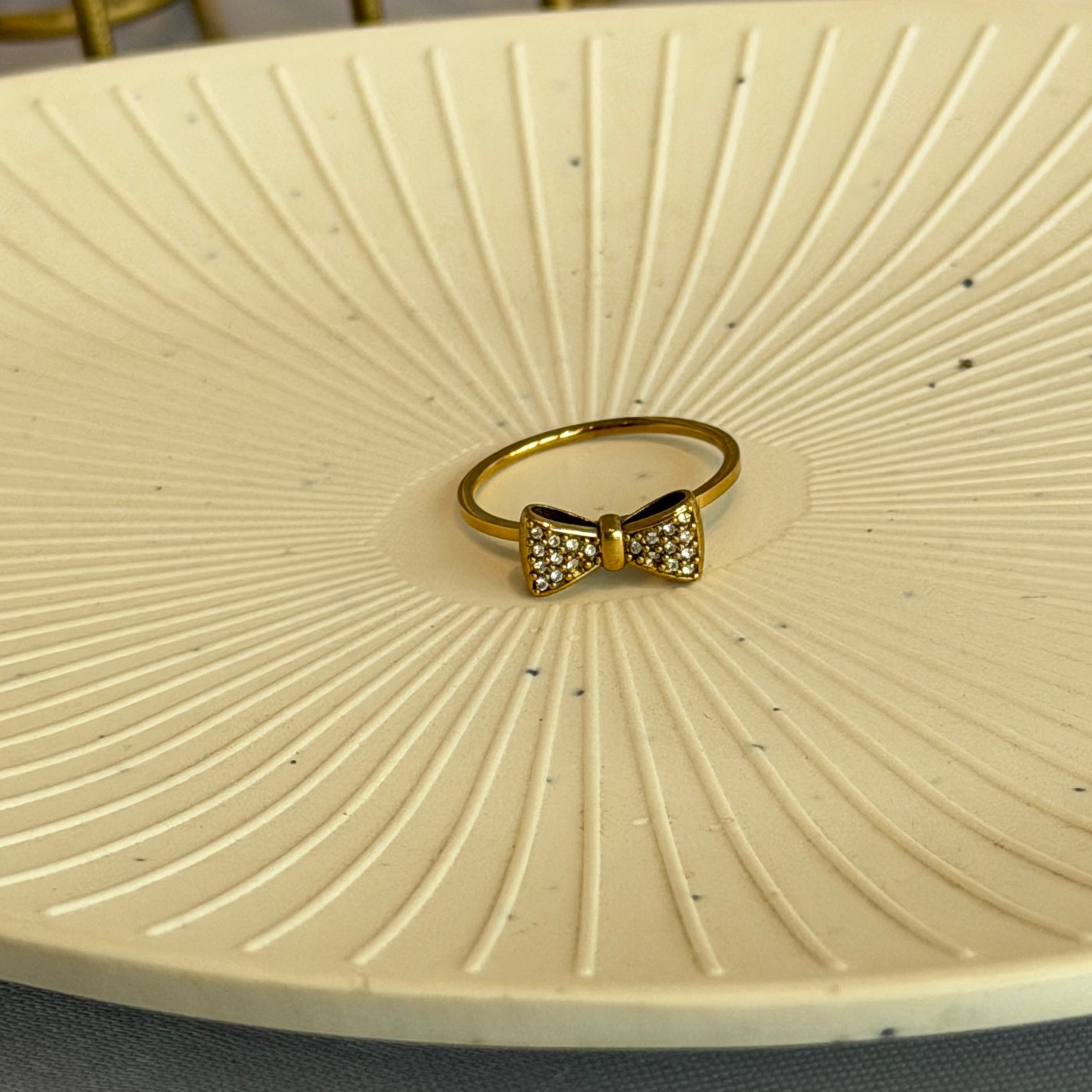 Golden  Bow Ring