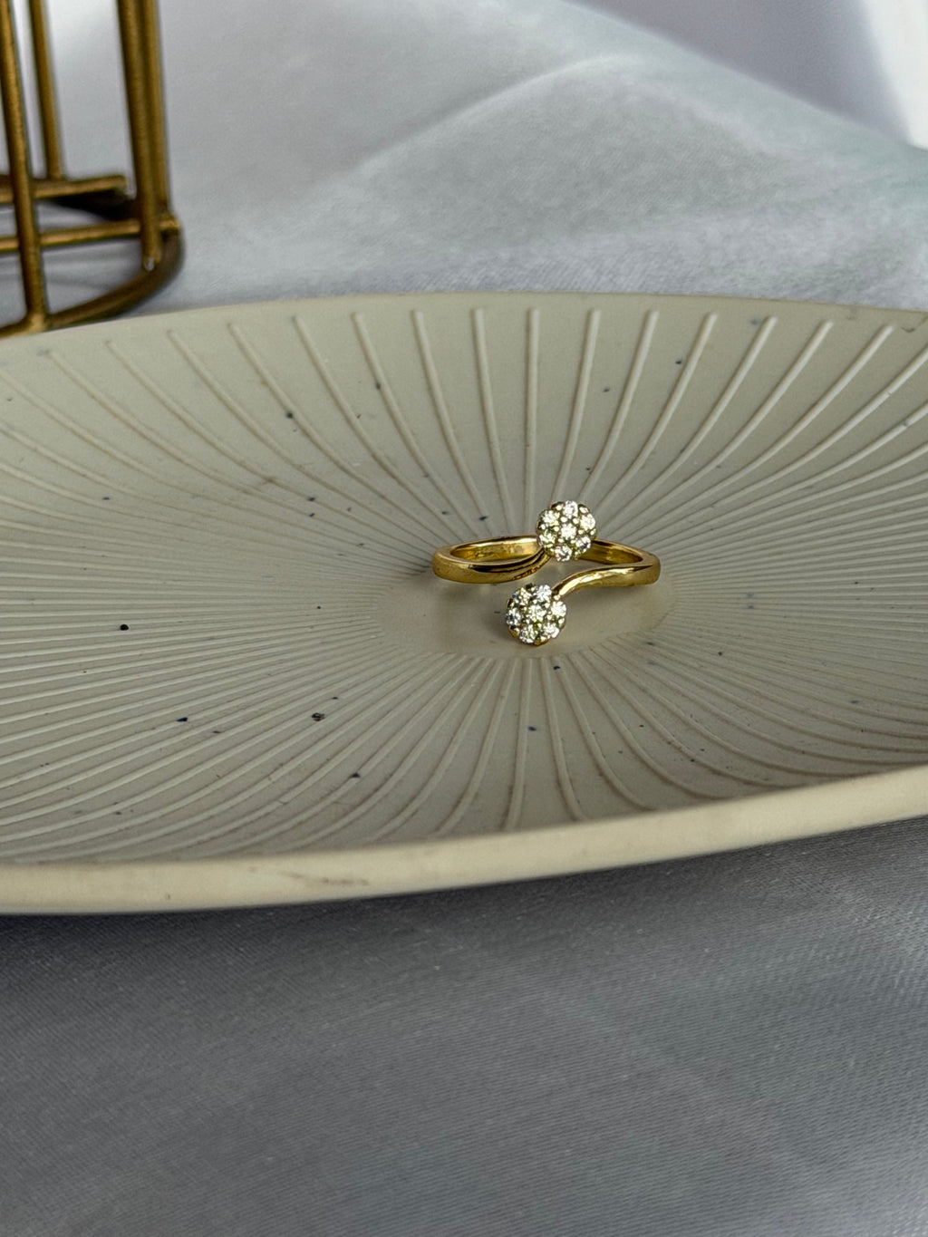 Lvory Bloom Adjustable Ring