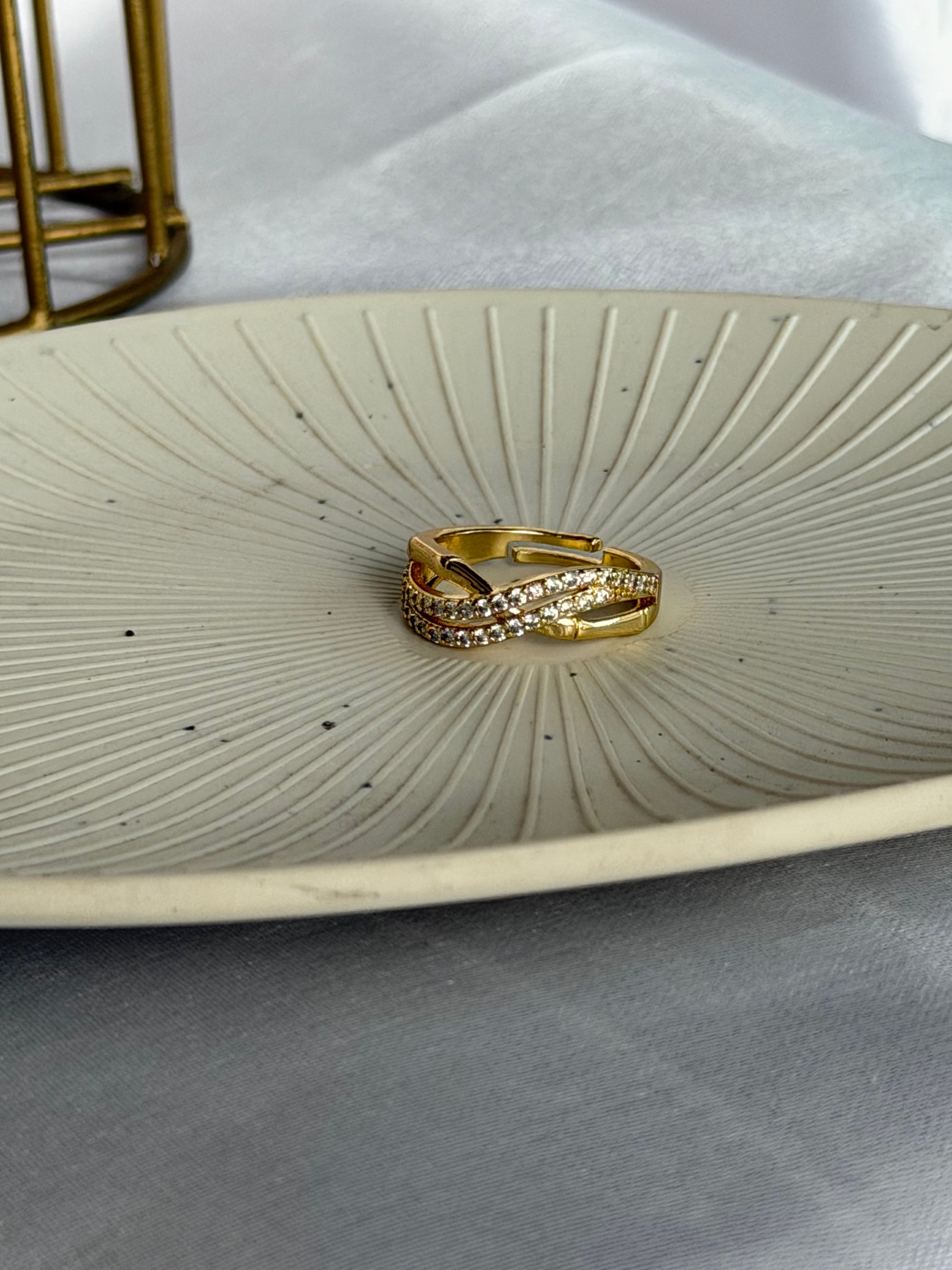 Seraphine Twist Adjustable Ring