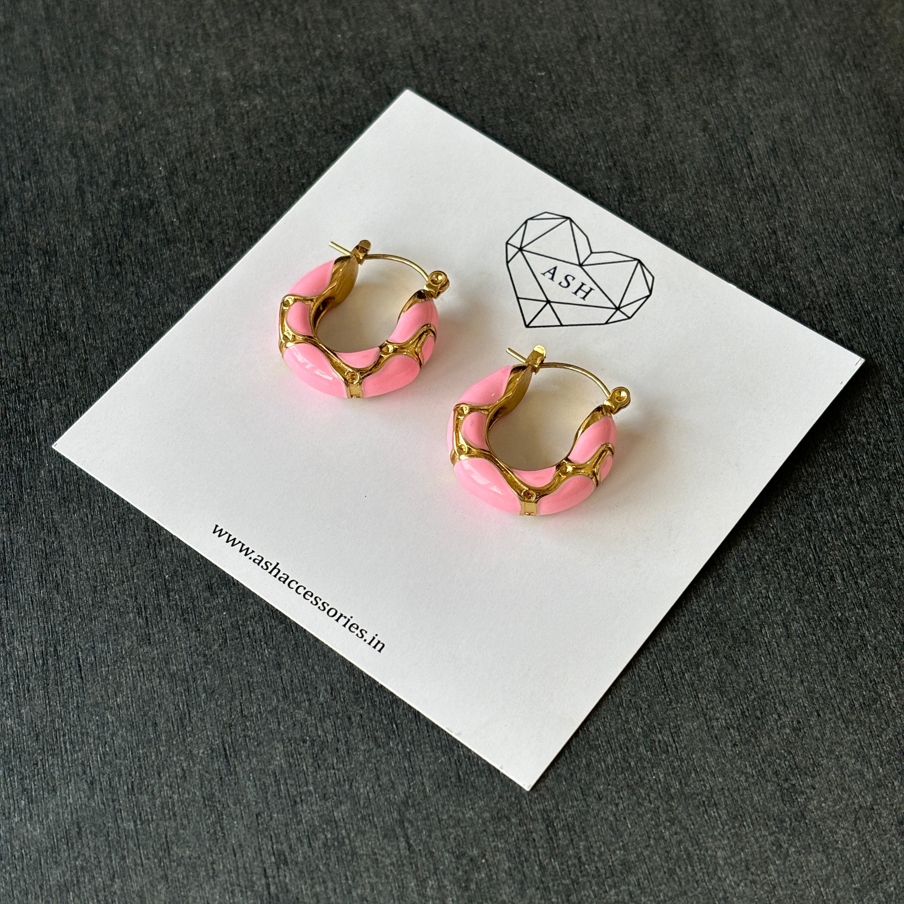 Blossom Ripple Hoops