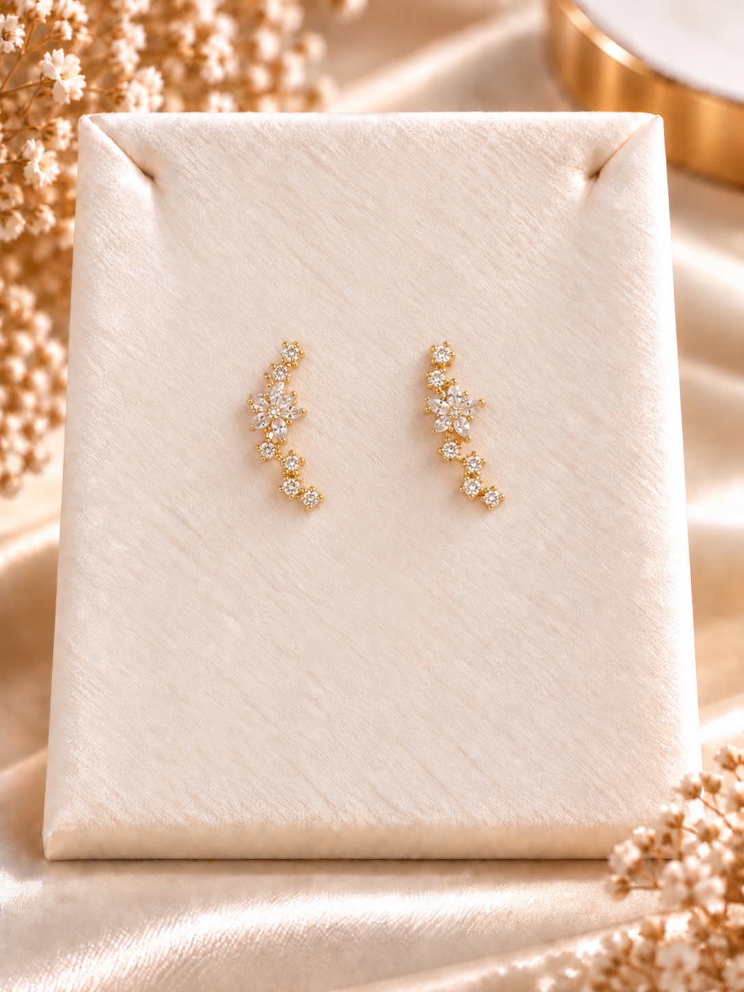 Floral Grace Ballback Studs